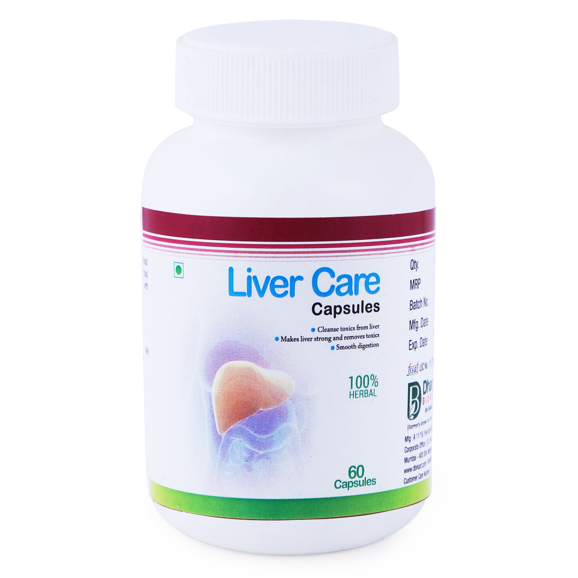 LIVER CARE CAPSULES by Dhanwantri Bioremedies Pvt Ltd Stevifit